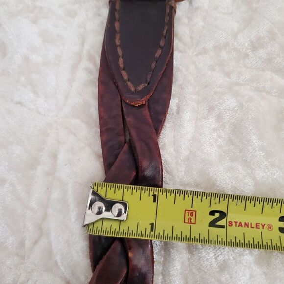 VINTAGE Banana Republic‎ Women\'s Leather Braided  Belt Size 30